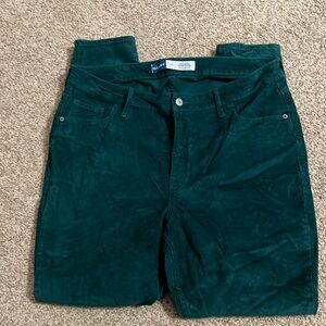 Green corduroy pants. Rarely worn.